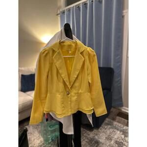 Yellow Women’s Blazer - Size XS